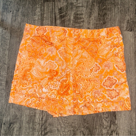 Michael Kors Paisley Shorts Sz 14 - Picture 1 of 5